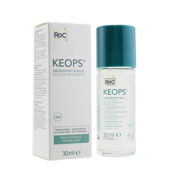 Roc Keops Roll-on Deodorant 48h,Alcohol Free & Not Perfumed (normal Skin) 40ml - Picture 1 of 8